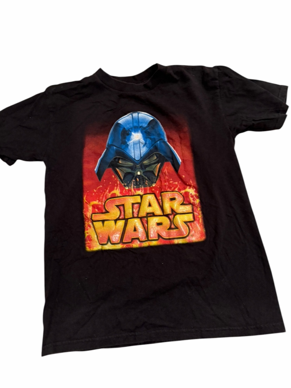 Vintage Y2K 2005 Star Wars Episode III Revenge of the Sith Tee Puffy Accents YL